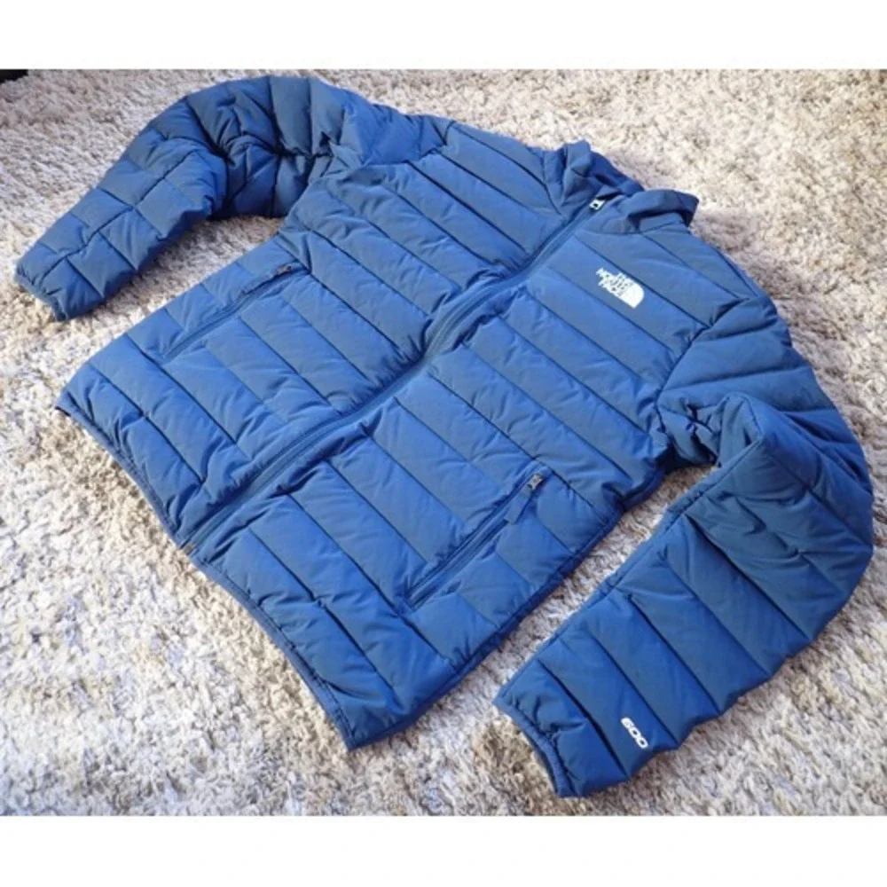 The North Face Puffer Jacket Boys XL 14/16 Blue Excellent 600 Down Insulated